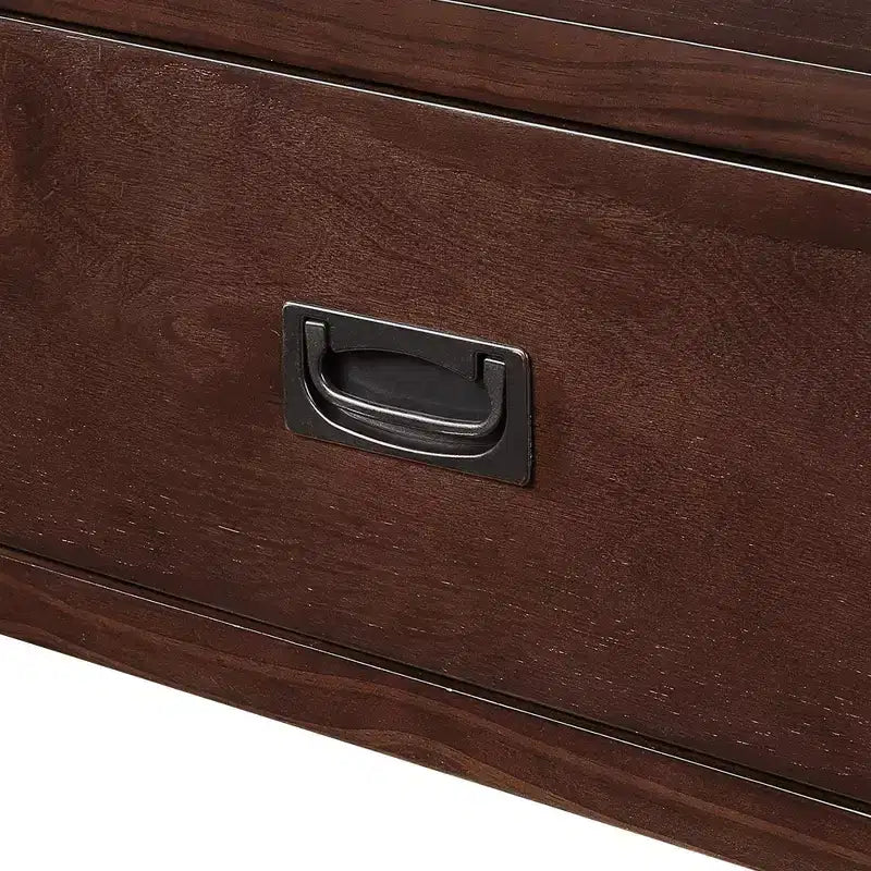 Bahut de 91 cm, meuble de rangement avec 4 tiroirs et 1 étagère ouverte, armoire de rangement pour salon, salle à manger, cuisine