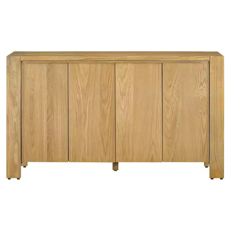 Buffet rétro, Meuble d'appoint avec 4 portes et 4 étagères, Meuble de rangement pour salon, entrée, couloir, bureau