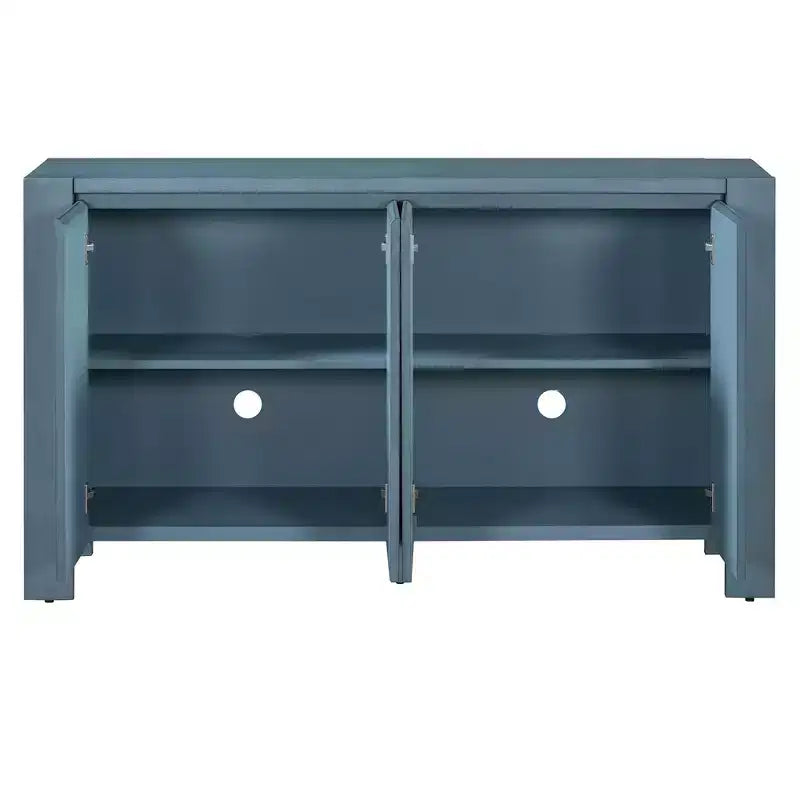 Buffet rétro, Meuble d'appoint avec 4 portes et 4 étagères, Meuble de rangement pour salon, entrée, couloir, bureau