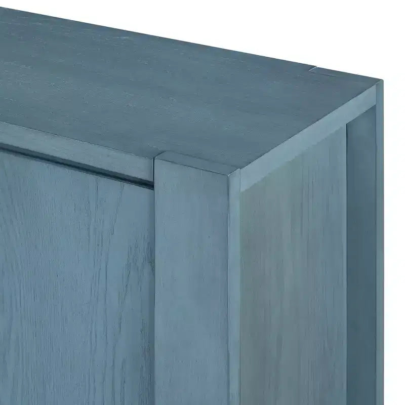 Buffet rétro, Meuble d'appoint avec 4 portes et 4 étagères, Meuble de rangement pour salon, entrée, couloir, bureau