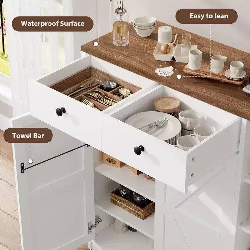 Meuble de rangement pour chaussures avec portes et tiroirs, organisateur de chaussures de 106,7 cm de haut avec 3 étagères réglables et une base stable, étagère à chaussures à 4 niveaux