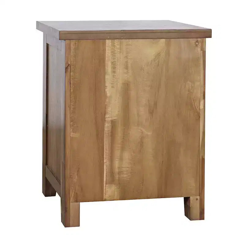Table d'appoint rustique en bois Claremont avec rangement