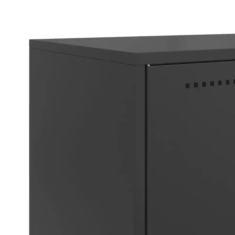 Buffet noir acier moyen buffet rectangulaire industriel