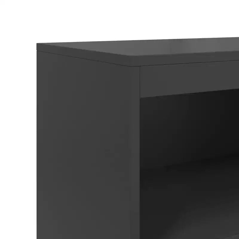 Vaisselier Acier noir 27.0x15.2x48.6 in Vaisselier Rectangulaire