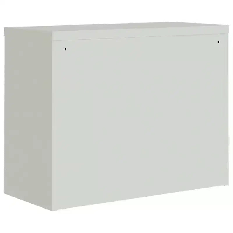 Classeur gris clair en acier thermolaqué 90 x 40 x 110 cm