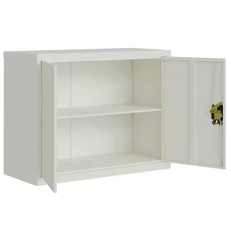 Classeur gris clair en acier thermolaqué 90 x 40 x 110 cm