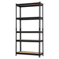 Heavy Duty Storage Shelves - 5 Tier , Adjustable Garage Storage Shelving, Metal Storage Utility Rack Shelf Unit