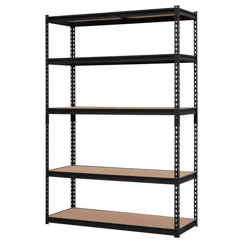Heavy Duty Storage Shelves - 5 Tier , Adjustable Garage Storage Shelving, Metal Storage Utility Rack Shelf Unit