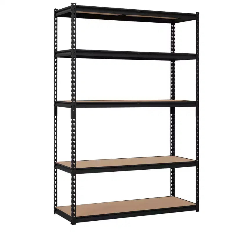Heavy Duty Storage Shelves - 5 Tier , Adjustable Garage Storage Shelving, Metal Storage Utility Rack Shelf Unit