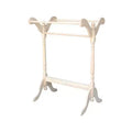 Quilt Rack Unfinished - International Concepts: Solid Wood Blanket Storage with 3 Rungs